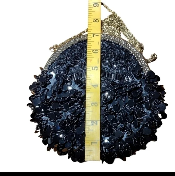 🟠 Vintage Beaded Cocktail Bag - Picture 5 of 15